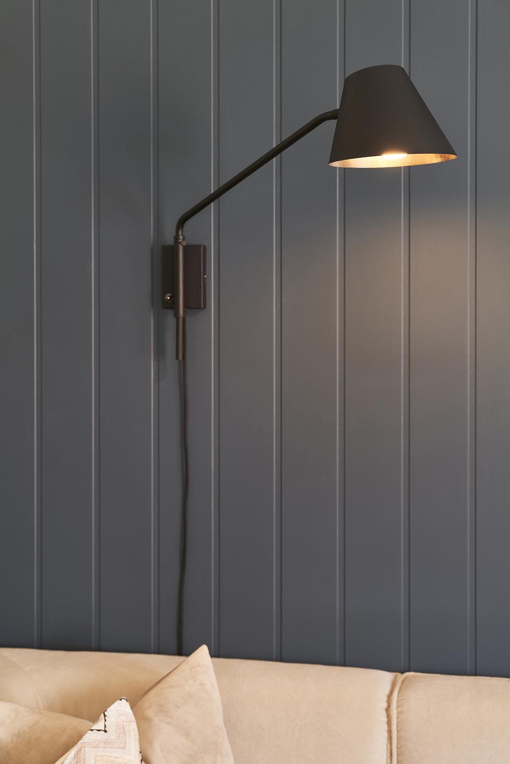 Nordic vägglampa Svart Nordic vägglampa Svart